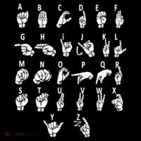 Sign Language Alphabet For ASL Interpreter Deaf Teacher Daily Commute Backpack