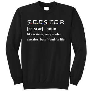 Seester Like A Sister Only Cooler Sweatshirt