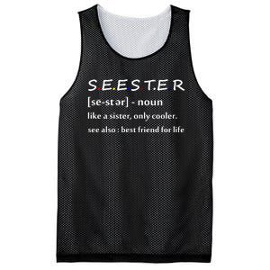 Seester Like A Sister Only Cooler Mesh Reversible Basketball Jersey Tank