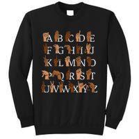 Sign Language Alphabet Retro Boho Hand Alphabet ASL Teacher Sweatshirt