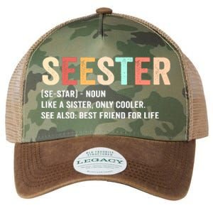 Seester Like A Sister Only Cooler Legacy Tie Dye Trucker Hat