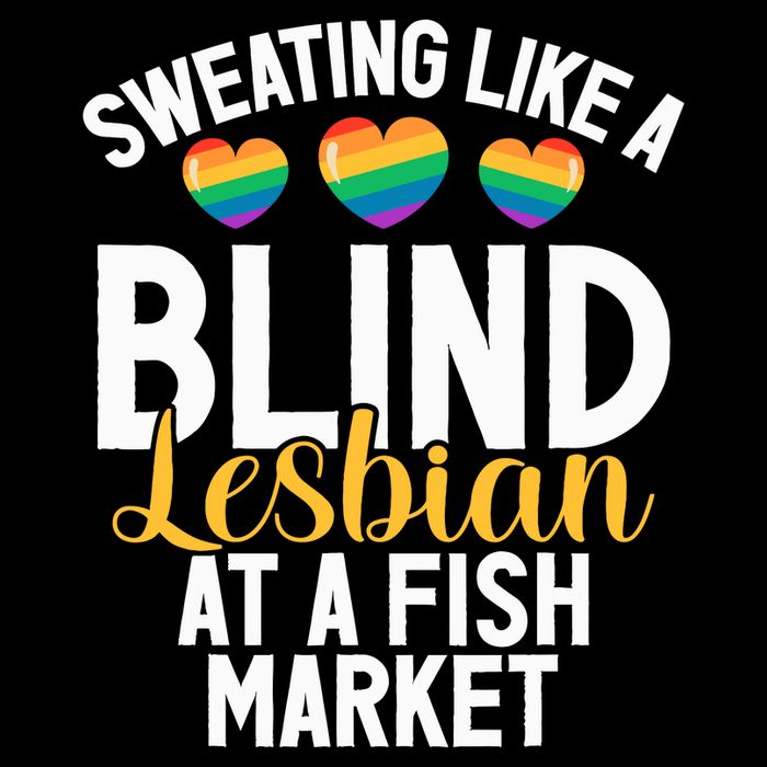 Sweating Like A Blind Lesbian At A Fish Market Funny Lesbian City Backpack