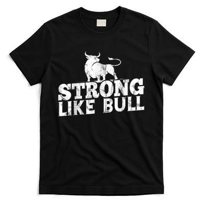 Strong Like A Bull Powerlifting Bodybuilding T-Shirt