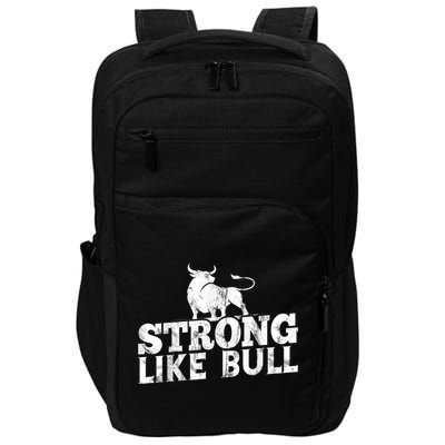 Strong Like A Bull Powerlifting Bodybuilding Impact Tech Backpack