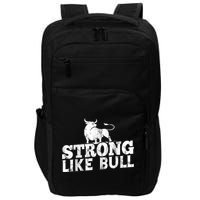 Strong Like A Bull Powerlifting Bodybuilding Impact Tech Backpack