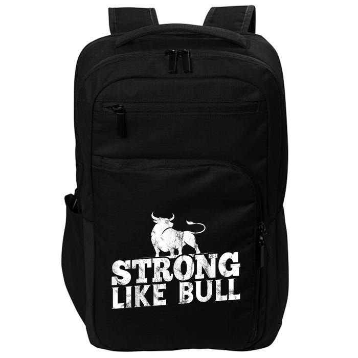 Strong Like A Bull Powerlifting Bodybuilding Impact Tech Backpack
