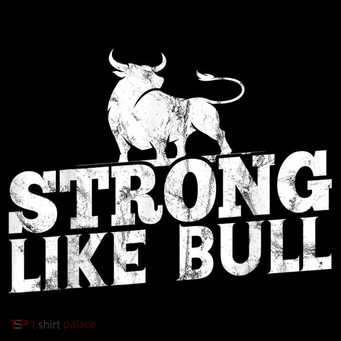 Strong Like A Bull Powerlifting Bodybuilding Sustainable Bucket Hat