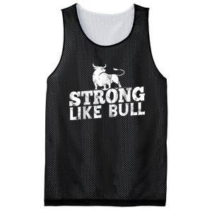 Strong Like A Bull Powerlifting Bodybuilding Mesh Reversible Basketball Jersey Tank