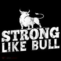 Strong Like A Bull Powerlifting Bodybuilding Kids T-Shirt