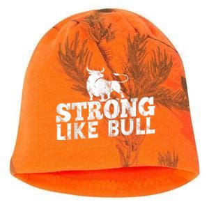 Strong Like A Bull Powerlifting Bodybuilding Kati - Camo Knit Beanie