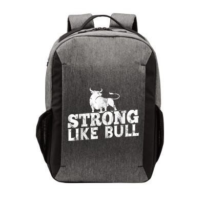 Strong Like A Bull Powerlifting Bodybuilding Vector Backpack