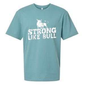 Strong Like A Bull Powerlifting Bodybuilding Sueded Cloud Jersey T-Shirt