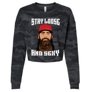 Stay Loose And Sexy Cropped Pullover Crew