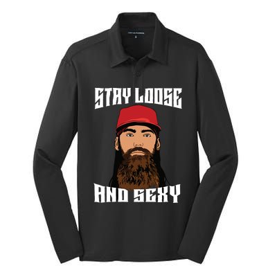 Stay Loose And Sexy Silk Touch Performance Long Sleeve Polo