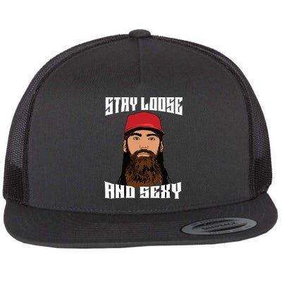 Stay Loose And Sexy Flat Bill Trucker Hat