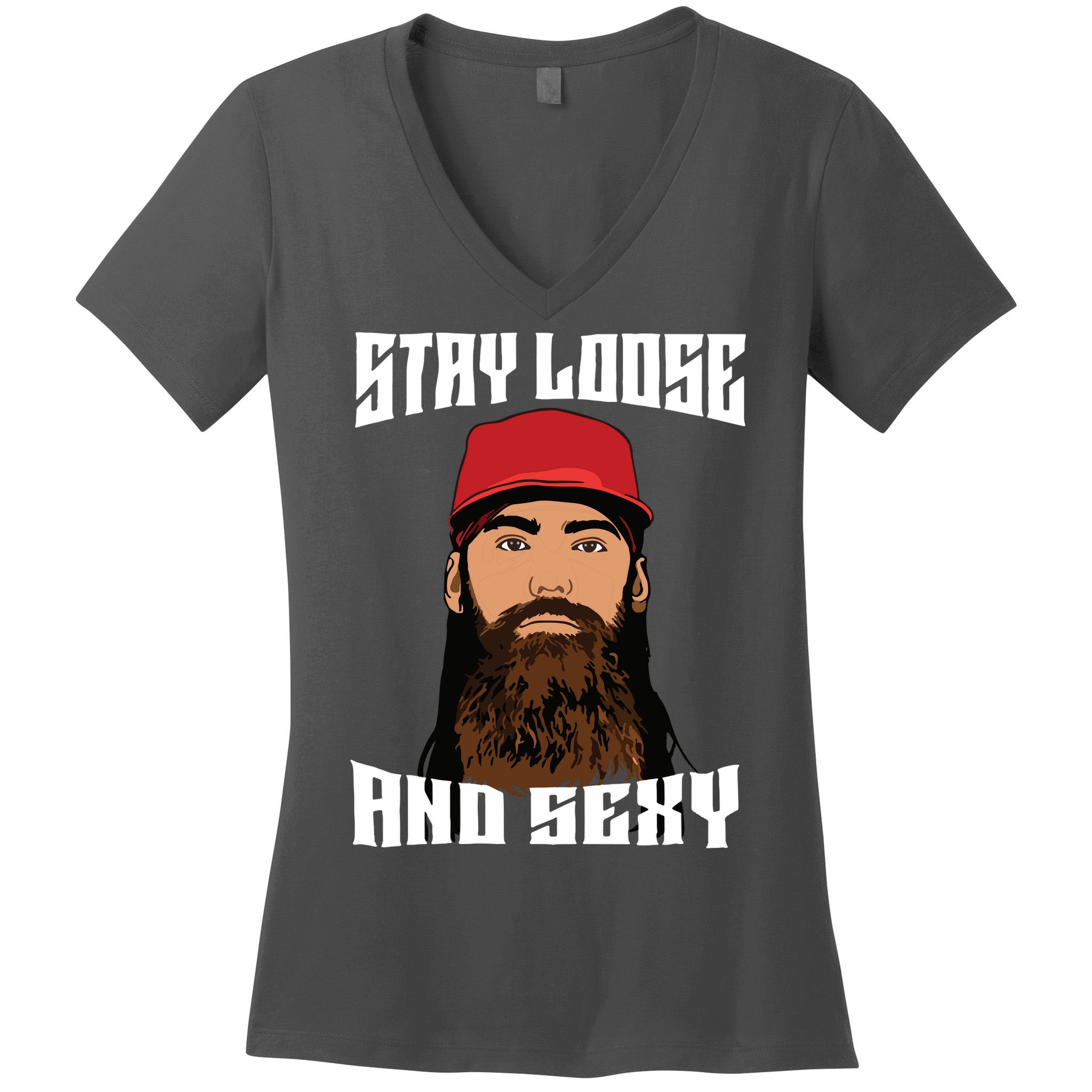 Stay Loose And Sexy Women's V-Neck T-Shirt