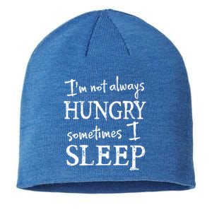 Sleep Lovers And Food Lovers Funny Gift Idea For Him Or Her Cool Gift Sustainable Beanie