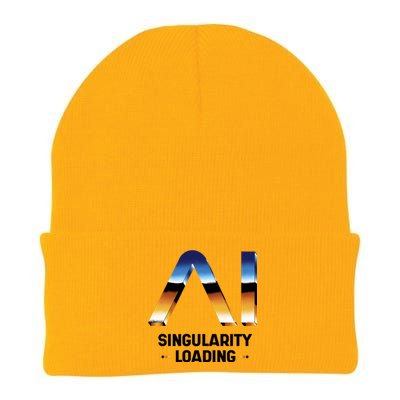 Singularity Loading AI Artificial Intelligence Knit Cap Winter Beanie