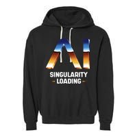 Singularity Loading AI Artificial Intelligence Garment-Dyed Fleece Hoodie