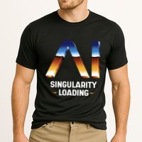 Singularity Loading AI Artificial Intelligence Cooling Performance Crew T-Shirt
