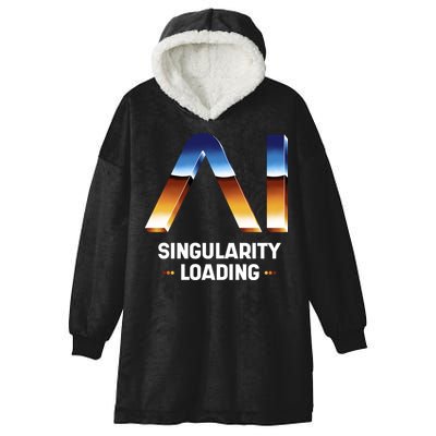 Singularity Loading AI Artificial Intelligence Hooded Wearable Blanket