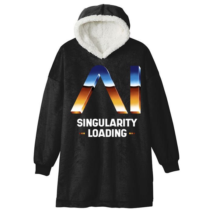 Singularity Loading AI Artificial Intelligence Hooded Wearable Blanket