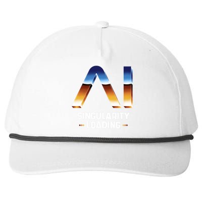 Singularity Loading AI Artificial Intelligence Snapback Five-Panel Rope Hat