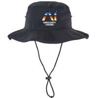 Singularity Loading AI Artificial Intelligence Legacy Cool Fit Booney Bucket Hat