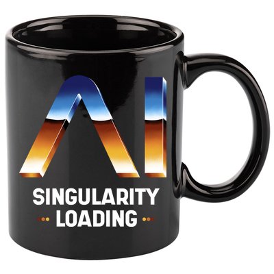 Singularity Loading AI Artificial Intelligence 11oz C Handle Ceramic Mug