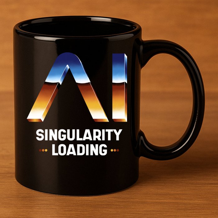Singularity Loading AI Artificial Intelligence 11oz C Handle Ceramic Mug