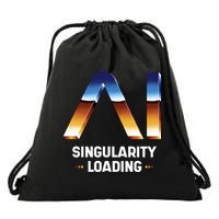 Singularity Loading AI Artificial Intelligence Drawstring Bag