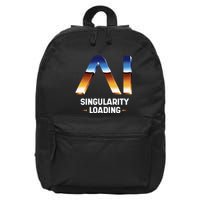 Singularity Loading AI Artificial Intelligence 16 in Basic Backpack