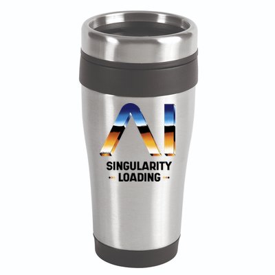 Singularity Loading AI Artificial Intelligence 16oz Travel Tumbler