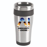 Singularity Loading AI Artificial Intelligence 16oz Travel Tumbler