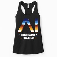 Singularity Loading AI Artificial Intelligence Womens Tank Top