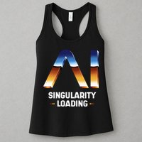 Singularity Loading AI Artificial Intelligence Womens Tank Top