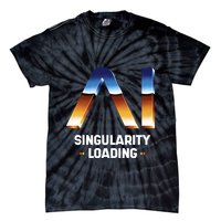 Singularity Loading AI Artificial Intelligence Tie-Dye T-Shirt