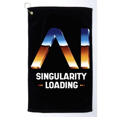 Singularity Loading AI Artificial Intelligence Golf Towel