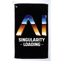 Singularity Loading AI Artificial Intelligence Golf Towel