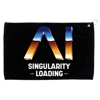 Singularity Loading AI Artificial Intelligence Grommeted Golf Towel