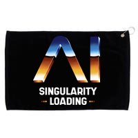 Singularity Loading AI Artificial Intelligence Grommeted Golf Towel