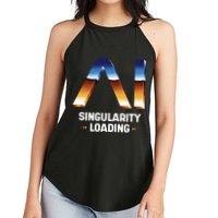 Singularity Loading AI Artificial Intelligence Women's Perfect Tri Rocker Tank