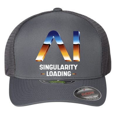 Singularity Loading AI Artificial Intelligence Flexfit Unipanel Trucker Cap