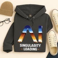 Singularity Loading AI Artificial Intelligence Hoodie