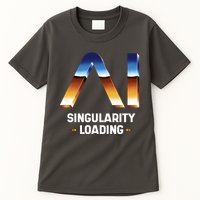 Singularity Loading AI Artificial Intelligence Tall T-Shirt