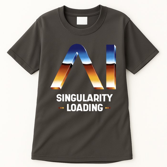 Singularity Loading AI Artificial Intelligence Tall T-Shirt