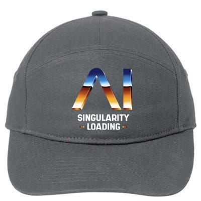 Singularity Loading AI Artificial Intelligence 7-Panel Snapback Hat