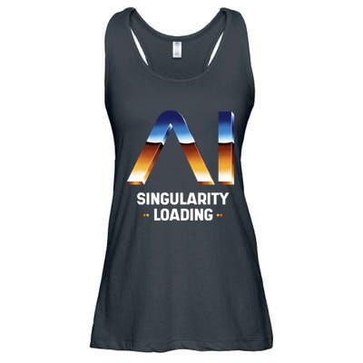 Singularity Loading AI Artificial Intelligence Ladies Essential Flowy Tank