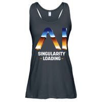 Singularity Loading AI Artificial Intelligence Ladies Essential Flowy Tank