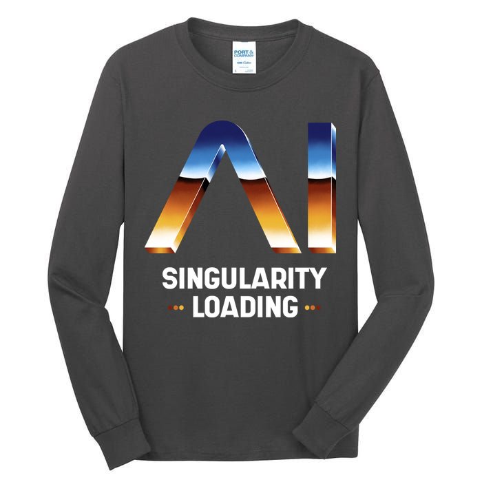 Singularity Loading AI Artificial Intelligence Tall Long Sleeve T-Shirt